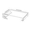 Sturdy Acrylic Display Stand for Home Use Portable Accessory for Organizing Toiletries and Kitchen Supplies Utensils