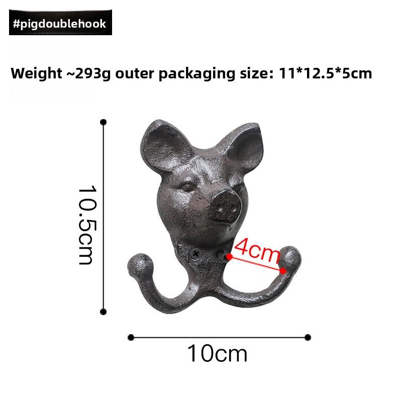 European Cast Iron Retro Kitten Puppy Hook Gardening Decoration Garden Groceries Nostalgic Crafts Wrought Iron