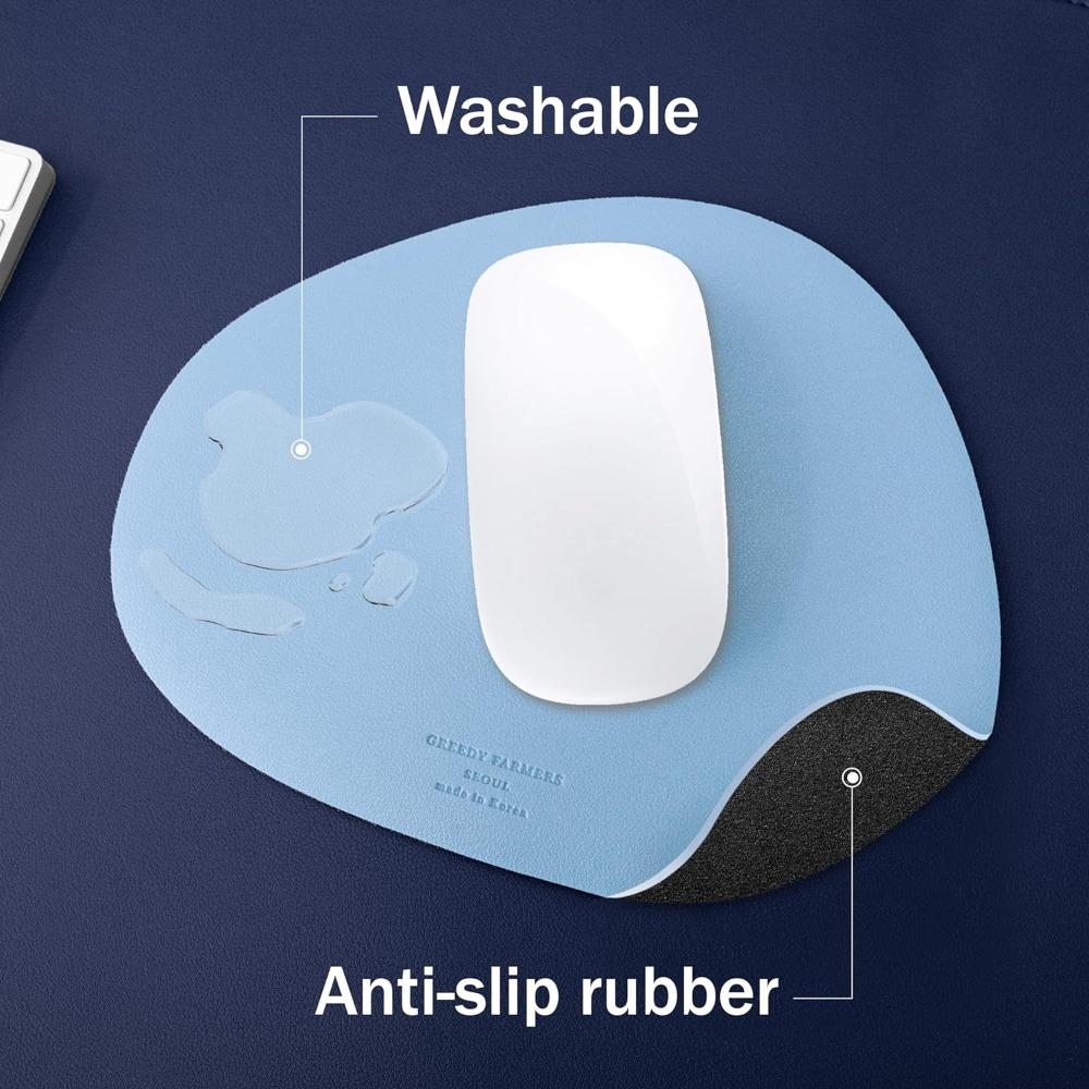 8,7 X 7,1 cala Mała nieregularna podkładka pod mysz Niebiesko-brązowa kolorowa antypoślizgowa podkładka pod mysz Trwała podkładka pod mysz