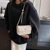 Ielgy High-End Fashion Chain Diamond Texture Small Square Bag