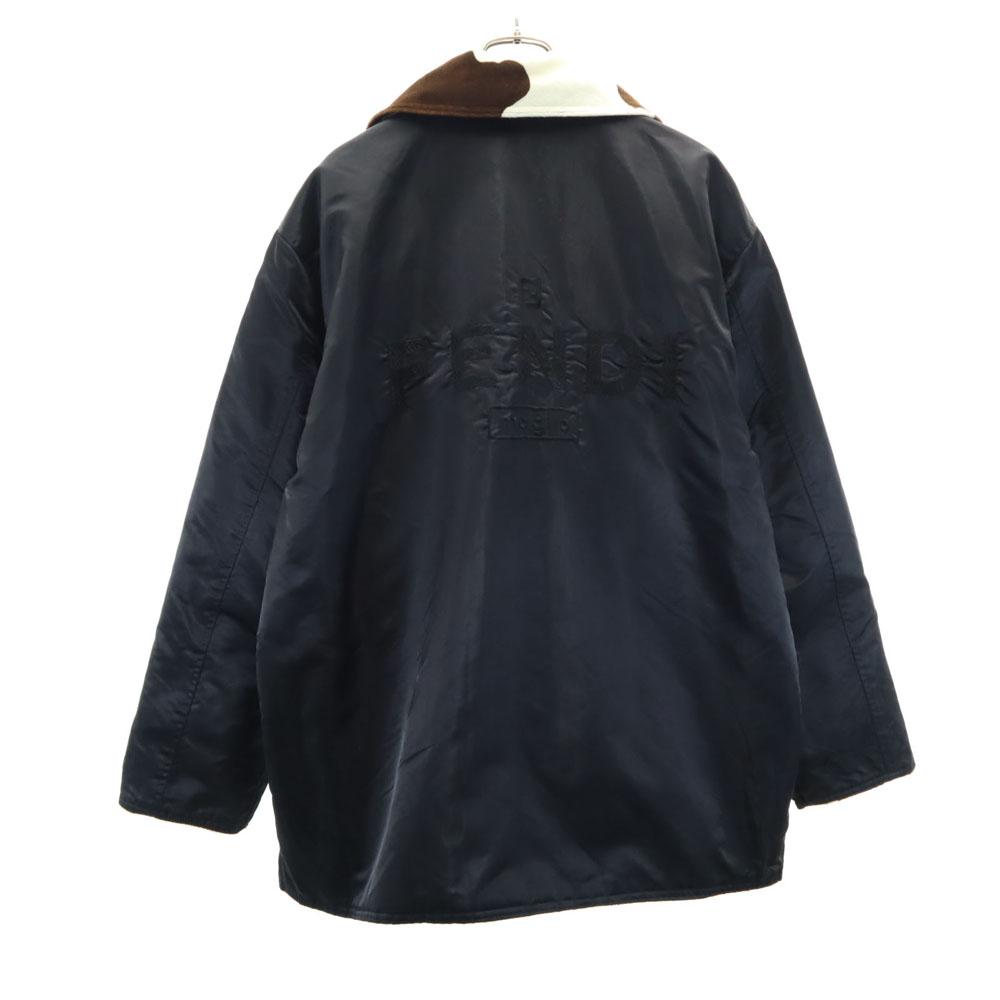 FENDI made in Italy Holstein Pattern reversible Jacket Cow pattern Men's Used