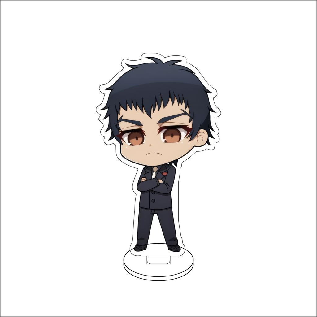 10CM Anime Seraph of the end Figure Stand Model Yuichiro Hyakuya/Shinoa Hiiragi Cute Desk Decor Standing Sign Gifts