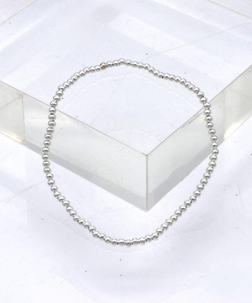 Bonbeau 2Mm Silver Gold Ball Daily Simple Bracelet 925 Silver Ball Bracelet 2Mm