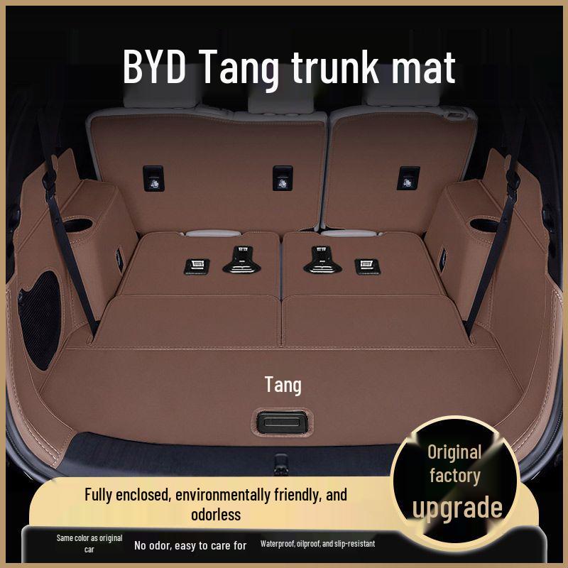 Eco-Friendly Trunk Mat for BYD Tang DM/EV/DM-i/Glory Edition - Bumper Upgrade