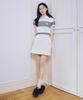Malittepeulangsowajeobeo W Vintage Classic Logo Sweat Mini Skirt Oatmeal