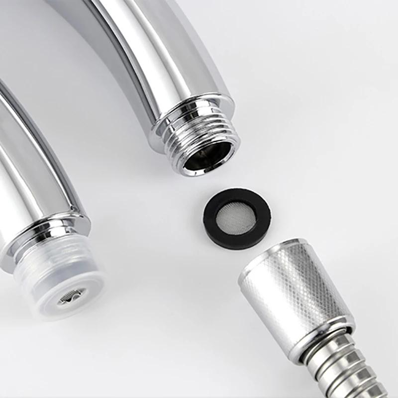300 Holes Pressurized Rainfall Set Shower Head Water Saving Bathroom High Quality Handheld Square Shower Head