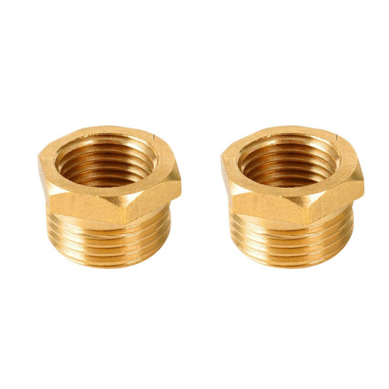 

High Pressure Brass Pneumatic Reducer Fitting Multiple Size Hexagonal Socket Adapter For Industrial Air Systems 3*2