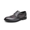 Atmungsaktive Herren-Leder-Sandalen mit Lochmuster (Brogue-Stil) - Sommertrend 2024