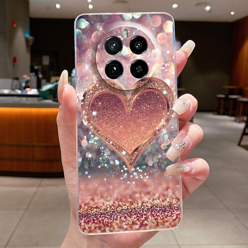 Case For Realme GT 5 Pro Casing Luxury Butterfly Flower Clear Soft TPU Silicone Back Cover For Realme GT5 Pro GT5Pro Phone Cases