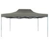 Tente de réception - vidaXL - 3x4 m - Acier Anthracite - Résistant aux UV - Pliable