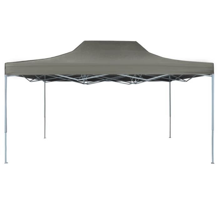 Tente de réception - vidaXL - 3x4 m - Acier Anthracite - Résistant aux UV - Pliable