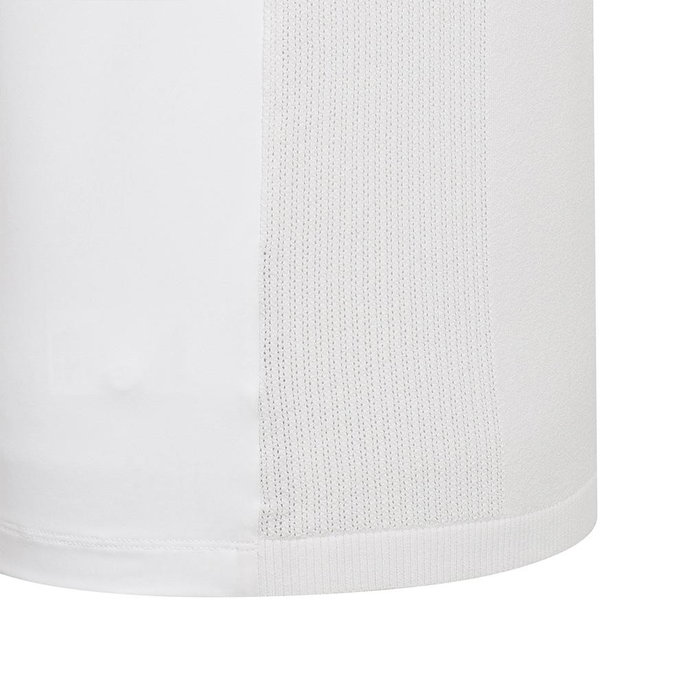 MALBON GOLF Knit Hybrid Polo Shirt Off White (Man)