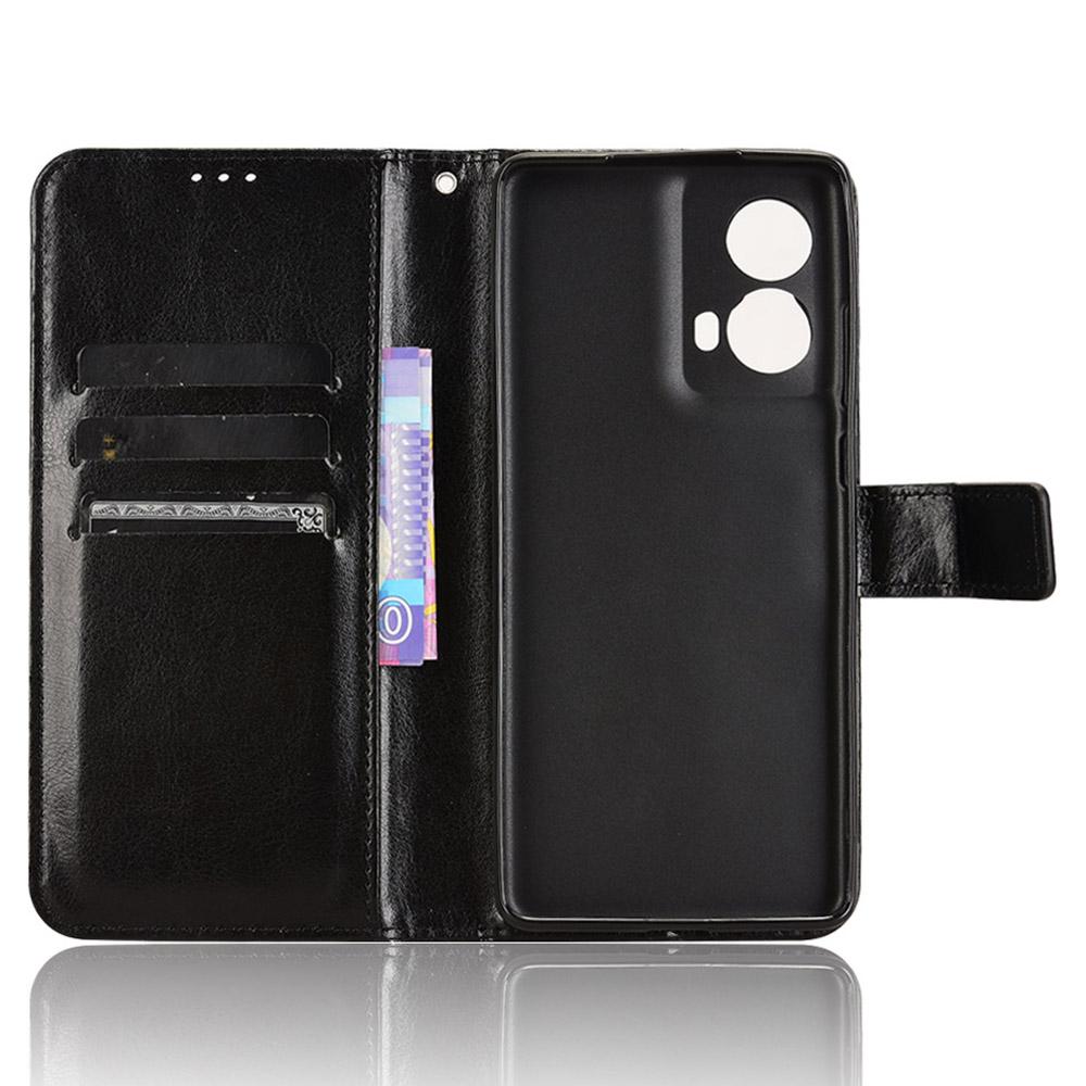 For Motorola Moto G85 5G/S50 Neo 5G Case Crazy Horse Texture Leather Flip Phone Cover