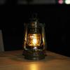 Retro Iron Oil Lamp for Camping, Lantern & Indoor Decor
