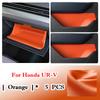 For Honda UR-V URV -2025 Door Side Storage Box Leather Front Rear Door Handle Organizer Tidying Car Door Slot Accessories