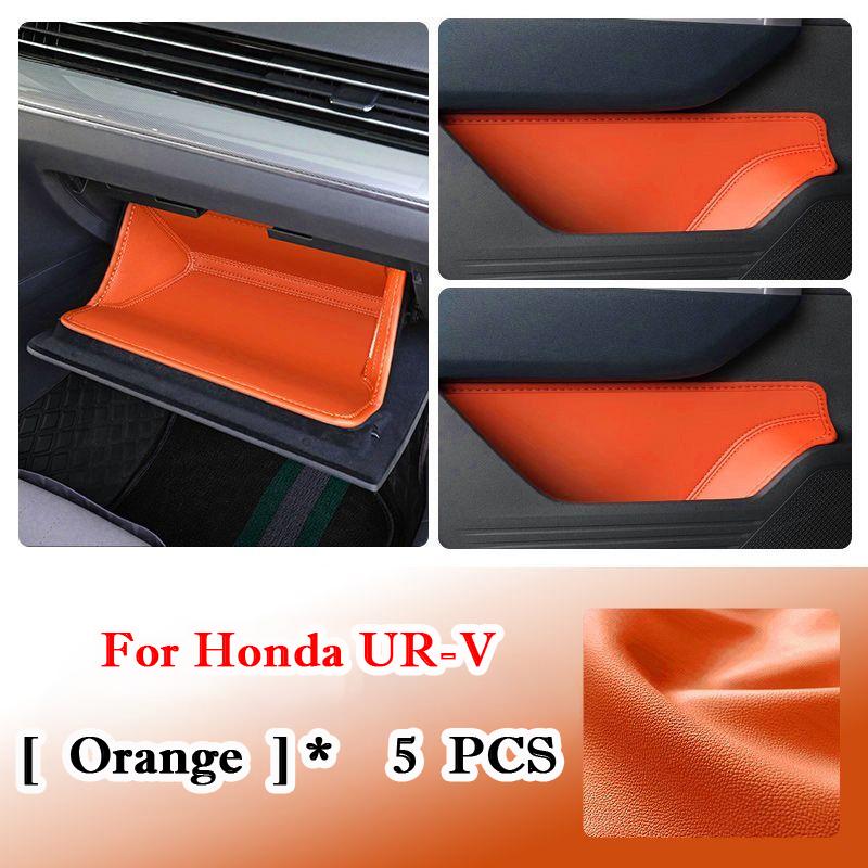 For Honda UR-V URV -2025 Door Side Storage Box Leather Front Rear Door Handle Organizer Tidying Car Door Slot Accessories