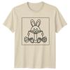 Easter Bunny Reading Book Holidays Unisexs TShirt Unisexs Tee Graphic b