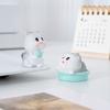 Naughty Resin Small Cat Figurine Mini Cartoon Kitten Ornaments 3D Cat Desktop Decoration Creative Car Mounted Figurines