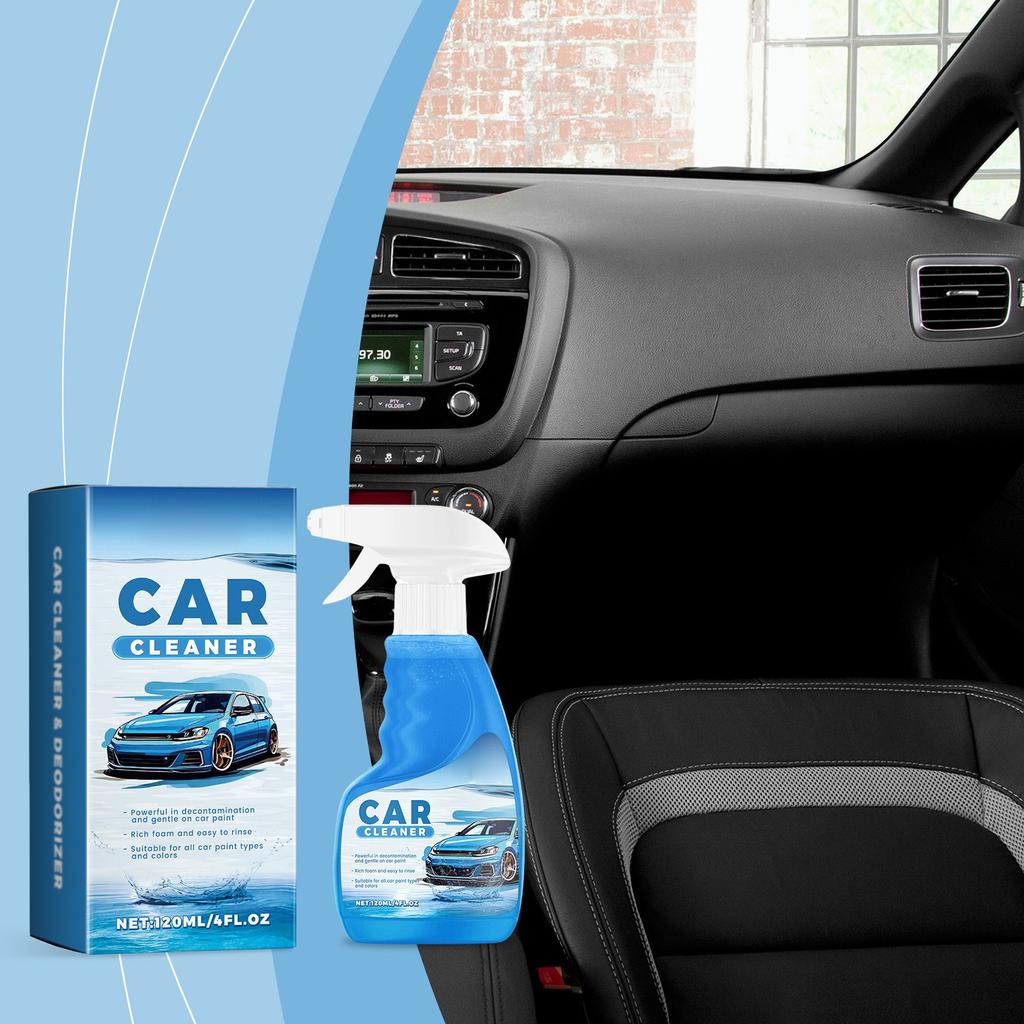 Autowaschflüssigkeit Multifunktionale Schaum-Sitzwaschflüssigkeit 120ml