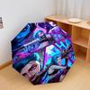 1PC Jinx Automatic Umbrella - Suitable Travel Outdoor Portable Umbrella Birthday Gift Daily Essentials