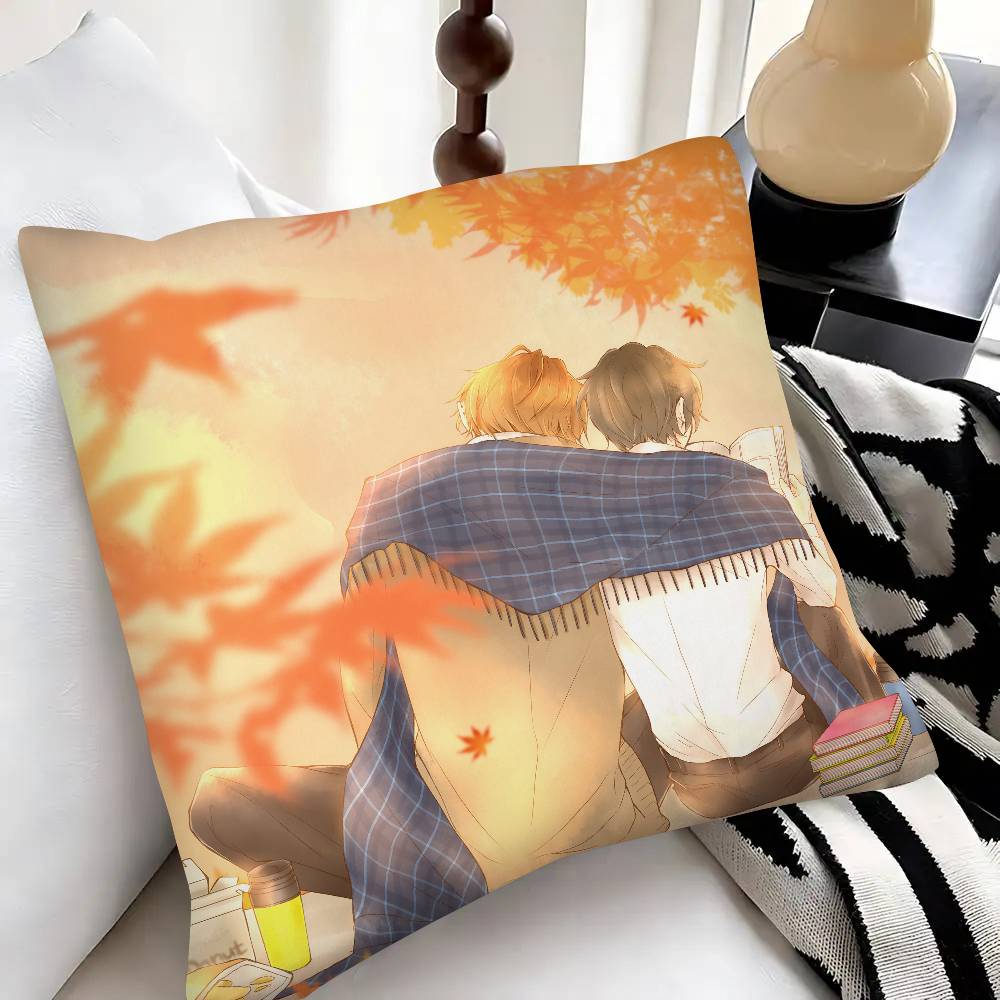 Sasaki And Miyano Anime Pillow Case Fashion Square Pillowcase Bedroom Sofa Room Ins Decoration Leisure