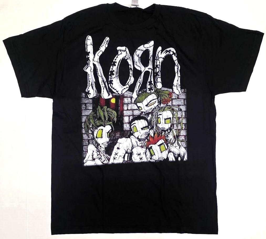 KORN T-shirt Nu Metal Alternative Rock Band Men s Tee 100% Cotton New XXXXL