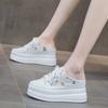 Fashion 8cm Canvas Shoes Slippers Platform Wedge Sneakers Slides Mules Shoes for Women Fashion Summer Shoes Sandals Zapatillas De Mujer