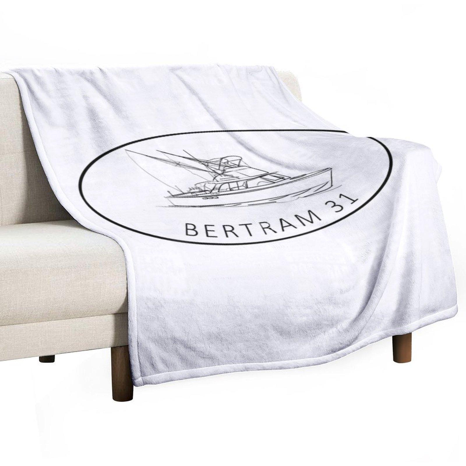 

Bertram 31 Fly-bridge Throw Blanket Sofa Quilt Quilt halloween Luxury Brand Blankets 30x40in