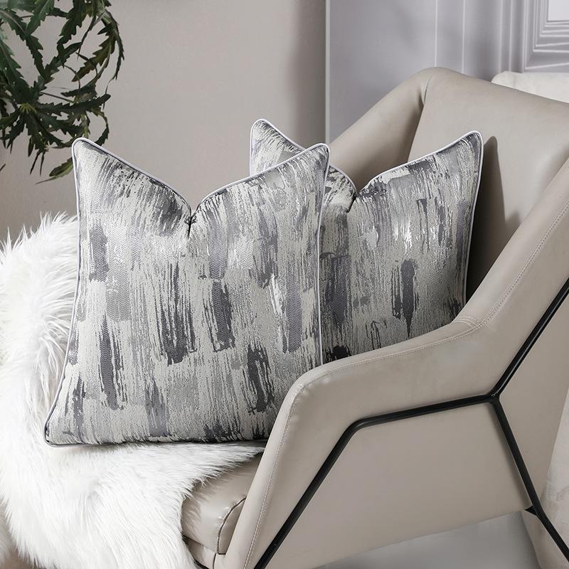 1pc Jacquard Design Pillowcase 45x45cm Decorative Throw Pillow Cover for Sofa Home Decor Cushion Cover Bedroom Car Pillow Case