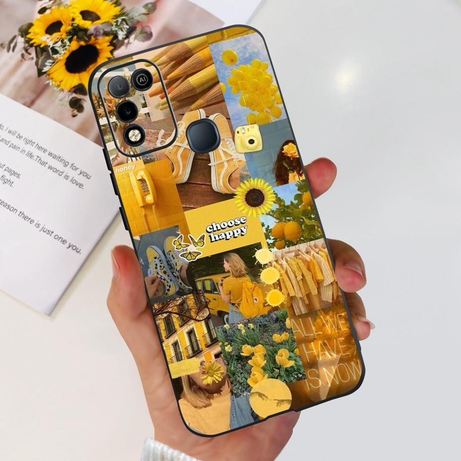 For Infinix Hot 10 Play X688C X688D Phone Case Cute Design Soft Silicone Back Cover For Infinix Hot 10 X682 Hot10 10 Lite X657B