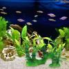 Realistic Green Plant Fishtank Decoration Artificial Green Bamboo for Home Use Aquariums Fishtank Landscape Accessory
