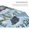 Pfrewn Christmas Winter Garden Flag 12x18 Double Sided Winter Snowman Cute Blue Birds House Yard Flags Welcome Winter Outdoor Indoor Banner for Party