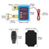 240A Kill Switch 12V Remote Battery Disconnect Switch with Led Voltage Display Automatic Power Shut Off Switch For Auto Battery