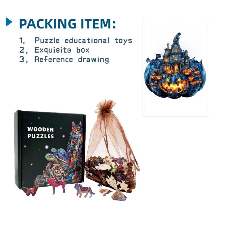 Charming alpaca Interactive Wooden Jigsaw animal Puzzle Toy- Exquisite Model Kit - adult or children Girls Boys Birthday Gifts