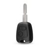 Para 206 106 107 207 307 407 306 406 Chaveiro Remoto de Carro com 2 Botões Capa Concha Fob Para Citroen C1 C2 C3 C4 Xsara Saxo Picasso