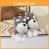 Adorable Schnauzer Plush Keychain Cute Dog Stuffed Animal Bag Charm