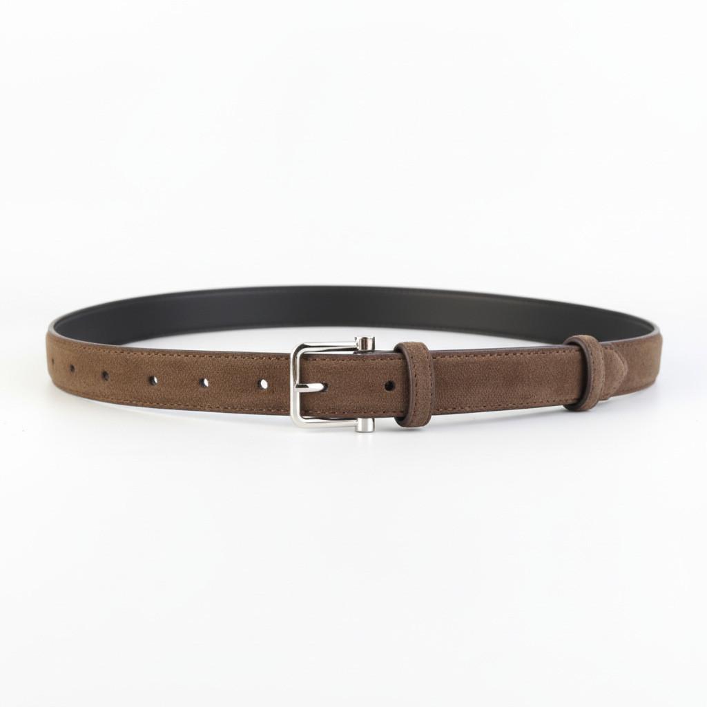 Classic Leather Womens Belt With Alloy Buckle For Casual And Office Wear