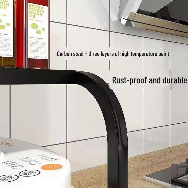 Raft de blat de bucătărie cu strat dublu pentru cuptor cu microunde și orezar