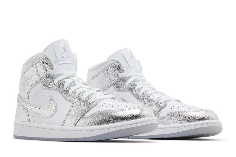 Jordan 1 Mid SE Metallic Silver (Women's)