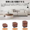 Yinnhom Table Leg Extensions, 7.3cm Height Adjuster for Kotatsu Tables, Two-Stage Table Height Adjuster, Leg Lifter for Beds, Sofas, and Kotatsu Table