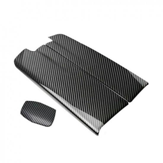 For Mercedes Benz E Class W212 2010-15 Carbon Fiber Center Armrest Box Cover ABS