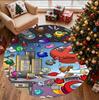 Among Us Pattern Round Rug, Indoor/Outdoor Mat, for Picnic, Gameroom, Bedroom, Office, Living Room, Home Decor Carpet, Birthday Gift
