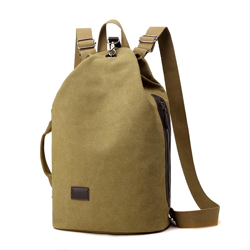 Backpack Men's Commuter Backpack Women's Large Capacity Retro Schoolbag