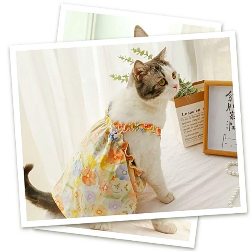 Cotton Cat Suspender Skirt Cute Dog Vest Pet Supplies Pet Princess Dresses  Puppy