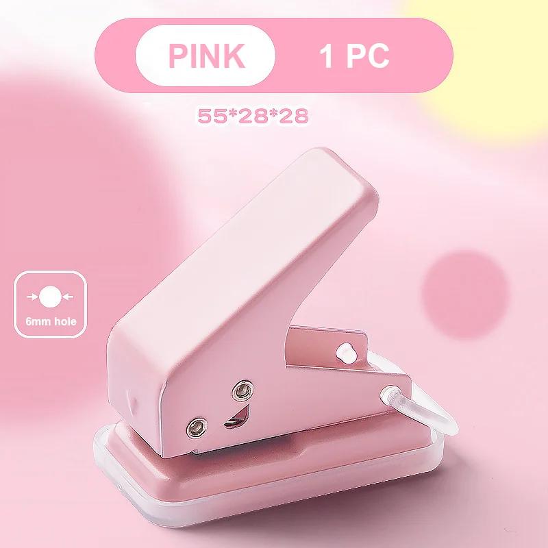 

Mini Hole Punch 1 Hole Cute Paper Punch Portable Round Hole Puncher Paper Cutter Kawaii Office School Supplies Stationery Items