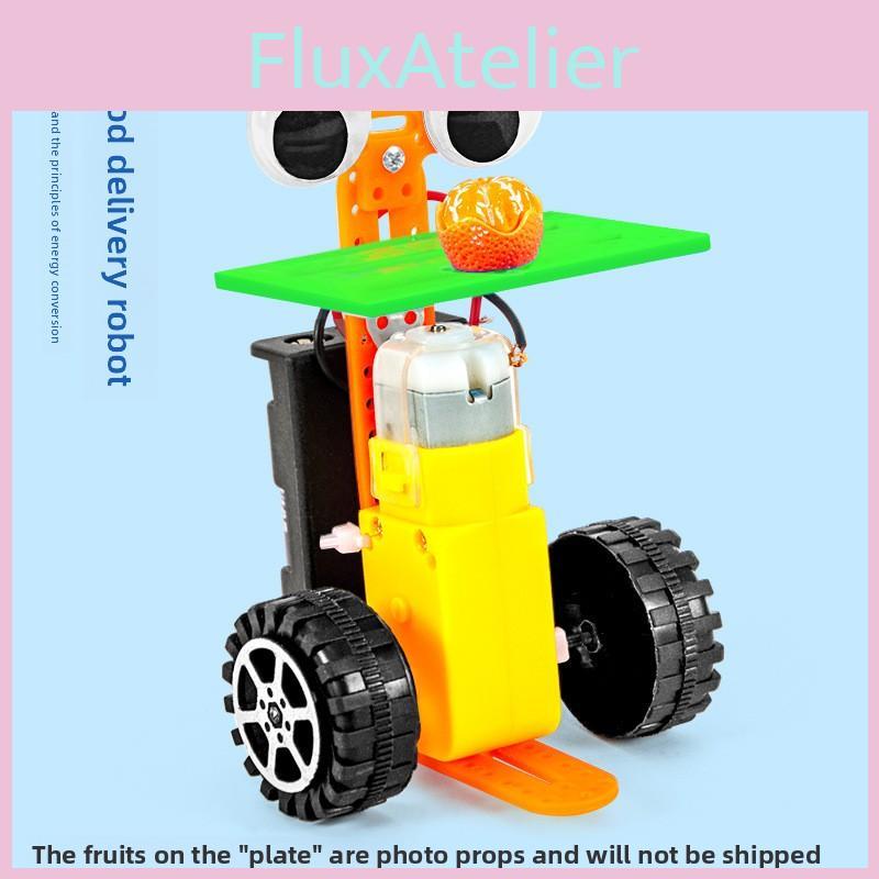 Science Experiment Diy Delivery Robot Kit With Electric Components For Childrens Stem Learning
