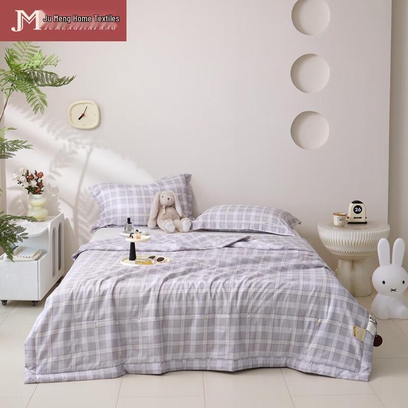 Jumeng Hibiscus Cotton Printed Summer Cool Quilt