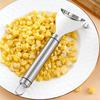 Multi-Function Paring Knife with Manual Corn Sheller - Stainless Steel Melon and Fruit Planer Potato Peeler and Vegetable Tool