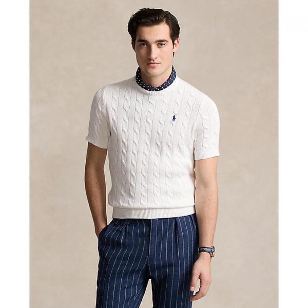 Polo Ralph Lauren Men S Cable Knit Cotton Sweater  mnpoSwe1n820026100 XS