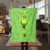 Christmas Gift Comedy Movie How the Grinch Stole Christmas Blanket Home Warming, Four Season Bed Decoration Sofa Cover Flannel Throwing Blanket K17